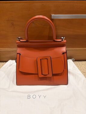 BOYY Karl 24 top handle bag in burnt orange